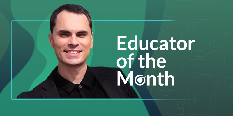August Educator of the Month Andrei Nasushnyi by Ozobot