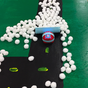 The Snow Plow: a holiday themed STEM lesson by Ozobot. 