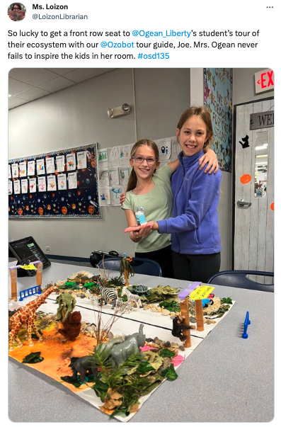 October OzoThings: students create full ecosystems for their bots to travel through