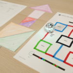 Students use line following and Ozobot Color Codes to program their bot to choose an object randomly.  Beginner STEM activity for second graders.